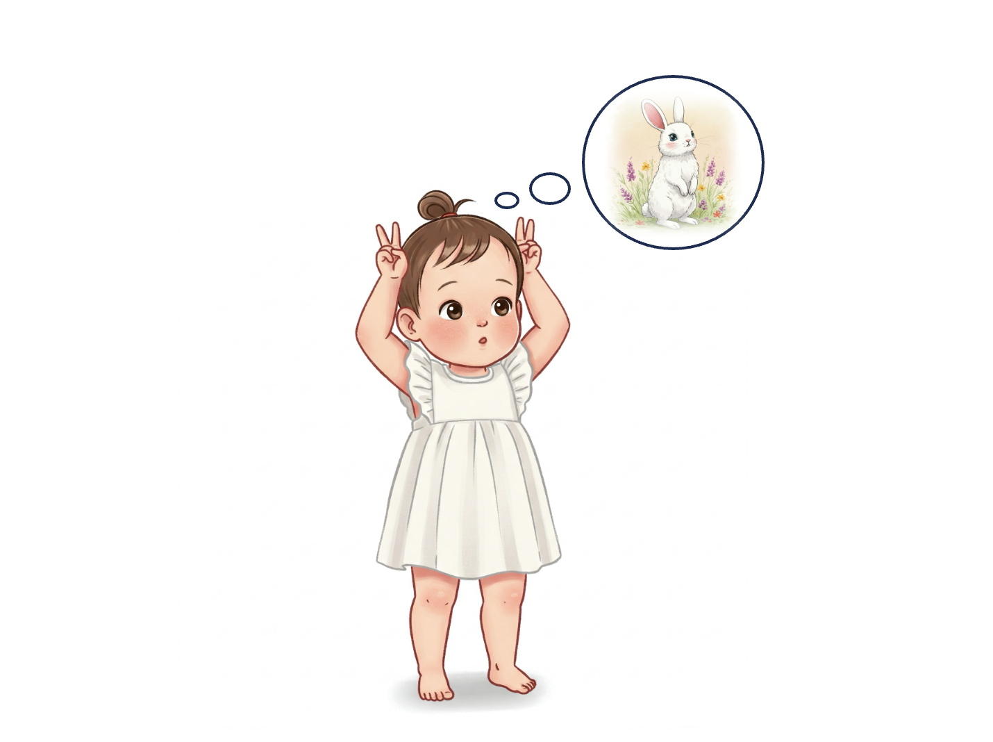 Compréhension des gestes iconiques chez les bébés de 11 à 13 mois et de 17 à 20 mois !