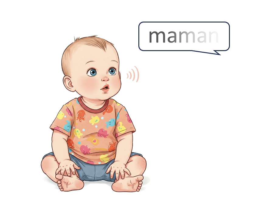 Les bébés de 7 à 9 mois sont-ils plus attentifs au début ou à la fin d’un mot ?